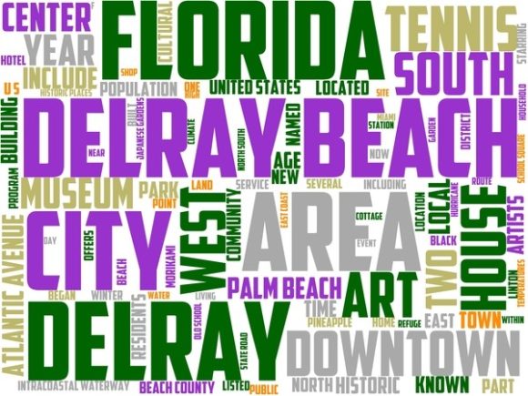 Delray Beach Wordart Tshirt: A Versatile Design Asset for Creative Execution