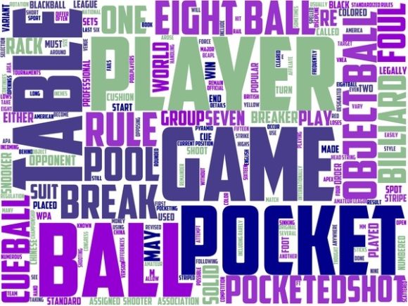 Eight Ball Wordart Tshirt: Hand-Drawn Word Cloud Design