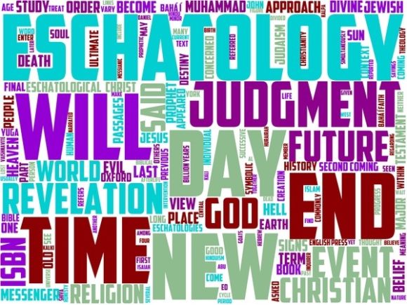 Eschatology Wordart Sticker