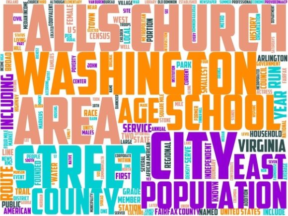 Falls Church Wordart Banner