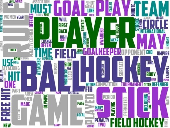 Field Hockey Wordart Banner: A Versatile Design Asset for Creative Expression